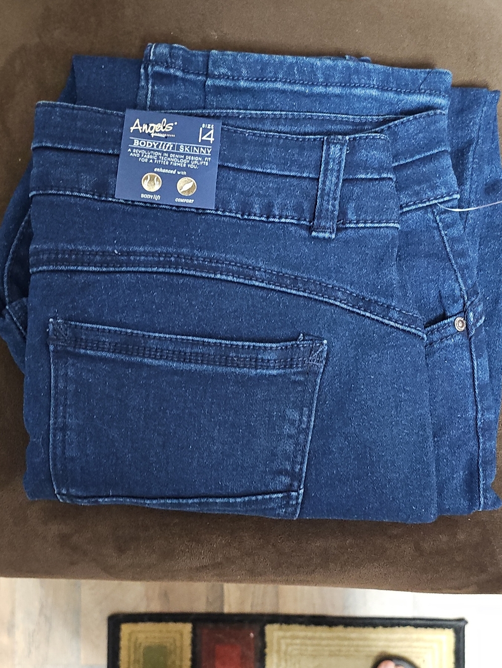Angels Skinny Jeans in Dark Blue Wash